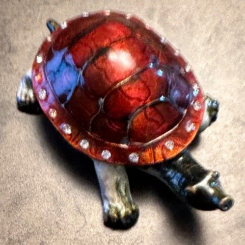 Enameled hinged bejeweled - hinged,