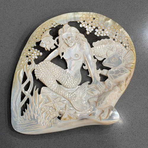 Hand carved mother - carved,